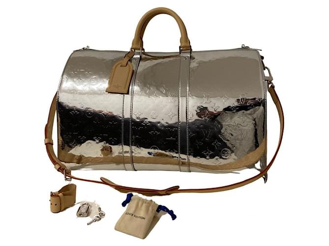 Abbesses Louis Vuitton Keepall 50 Specchio Argento