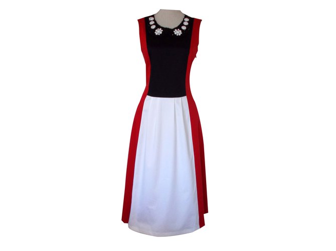 Love Moschino Abiti Nero Bianco Rosso