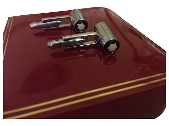 Gemelli Montblanc in argento Silver hardware