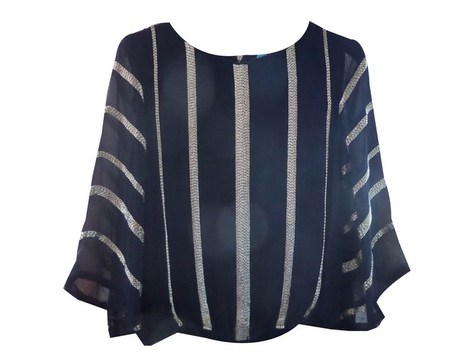 Alice + Olivia Top Blu navy