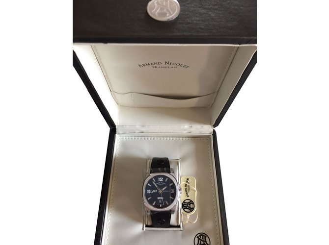 Autre Marque Armand nicolet j09 orologio da polso quasi nuovo mai indossato Argento