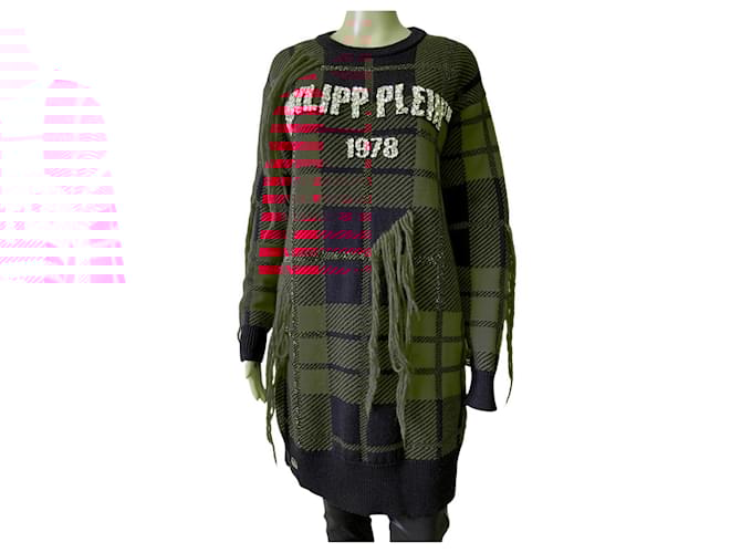 Philipp Plein Maglieria Nero Rosso