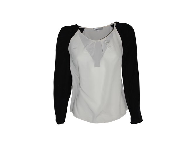 Sandro Top Nero Bianco