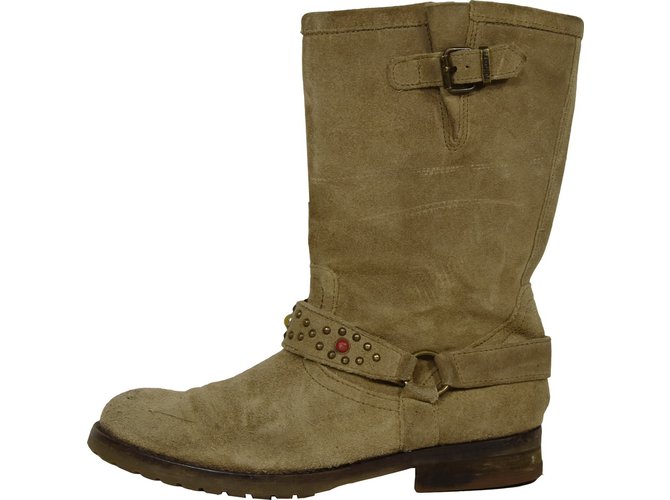 Pom d'Api Stivali Beige