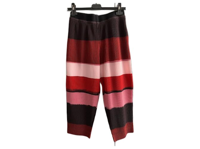 Issey Miyake Pantaloni multicolor Bans Homme Plissé Multicolore