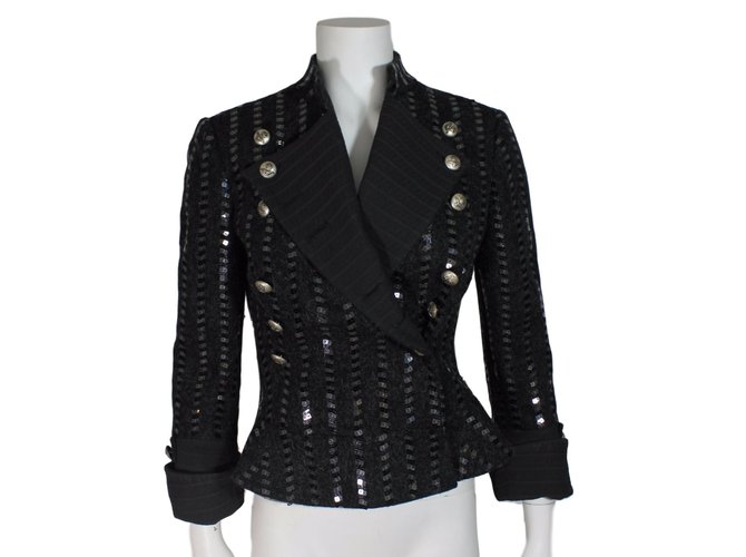 Armani Sublime veste courte Nero Argento