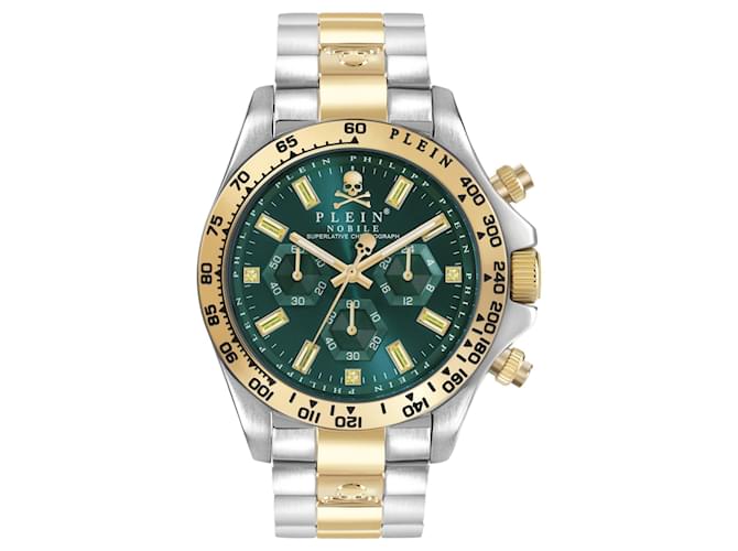 Philipp Plein Orologio Cronografo Nobile Metallico