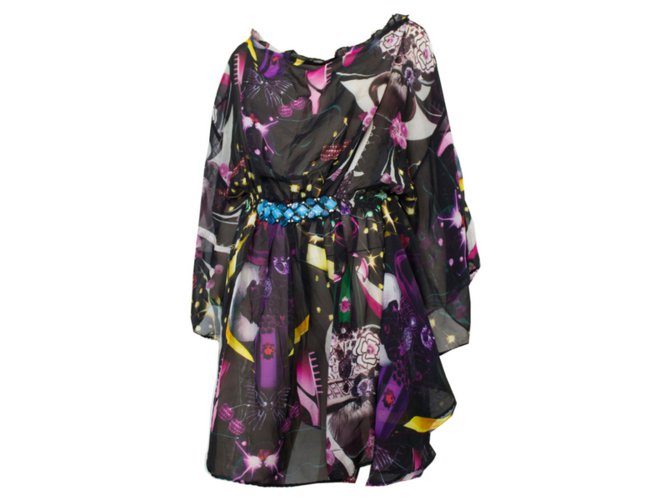 Autre Marque Abito Custo Barcelona Multicolore