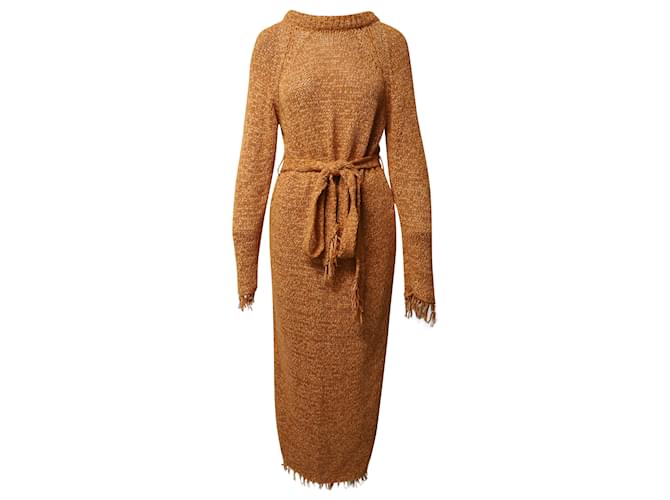 Abito in maglia Nanushka Kaize in poliestere arancione