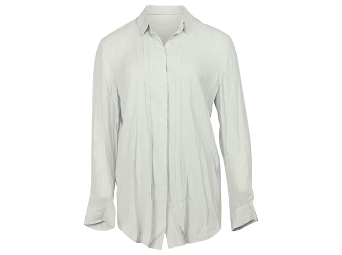 Camicia IRO Button Down in Rayon Bianco