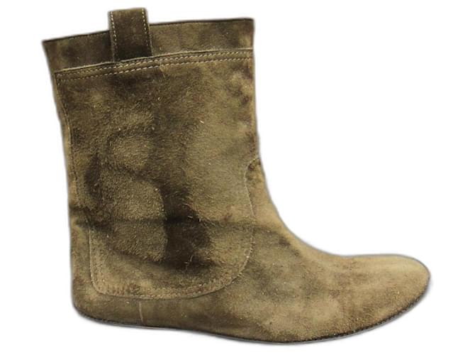 Stivaletti con acne 39 Cachi