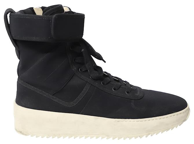 Sneaker Militare Fear of God in Nylon Nero