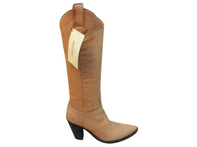 Stivali Sartore 37,5 Nuova Condizione Beige