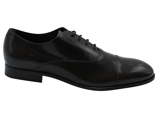 Scarpe Oxford Tod's Stringate in Pelle Marrone