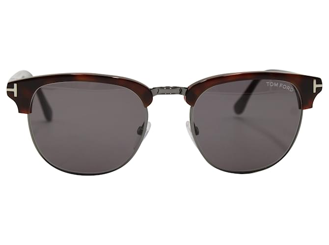 Tom Ford Henry FT0248 Occhiali Da Sole In Acetato Marrone