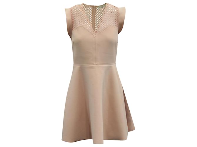 Abito Sandro Paris con Occhielli in Poliestere Rosa