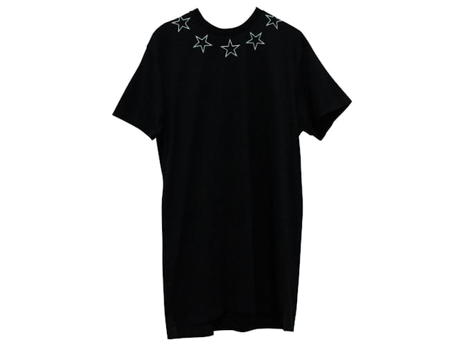T-Shirt Givenchy Stars All Over Neck Cotone Cotone Nero