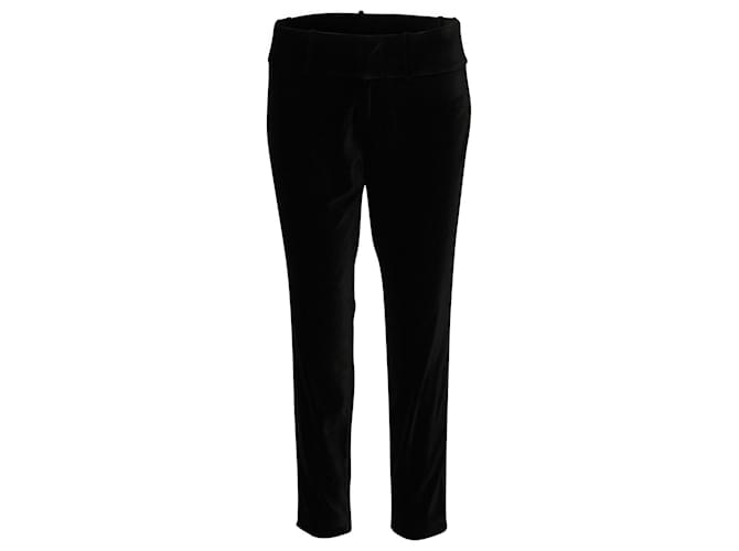 Alice + Olivia Pantaloni slim Alice & Olivia Stacey in poliestere nero