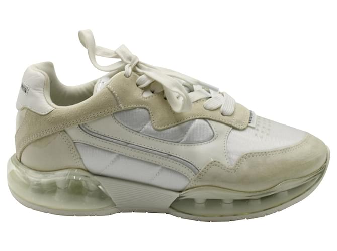 Sneakers Alexander Wang Stadium in PVC Crema Bianco Crudo