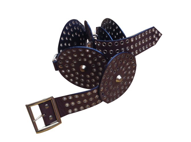 Yves Saint Laurent cintura Marrone