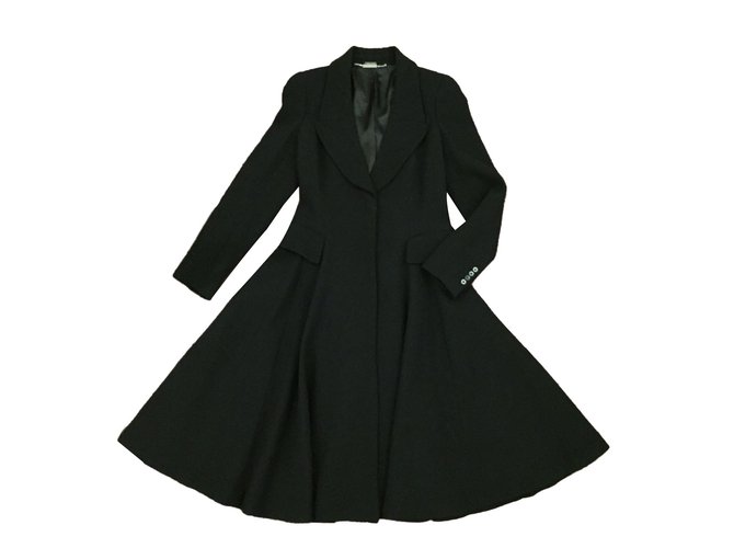 Alexander Mcqueen Cappotti, Cappotti Nero