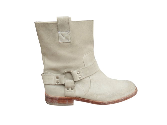 Maison Martin Margiela Stivaletti Bianco sporco