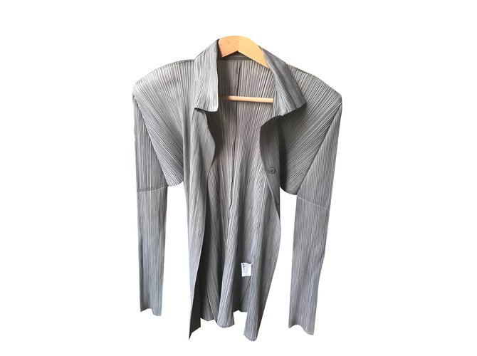 Issey Miyake Top Grigio