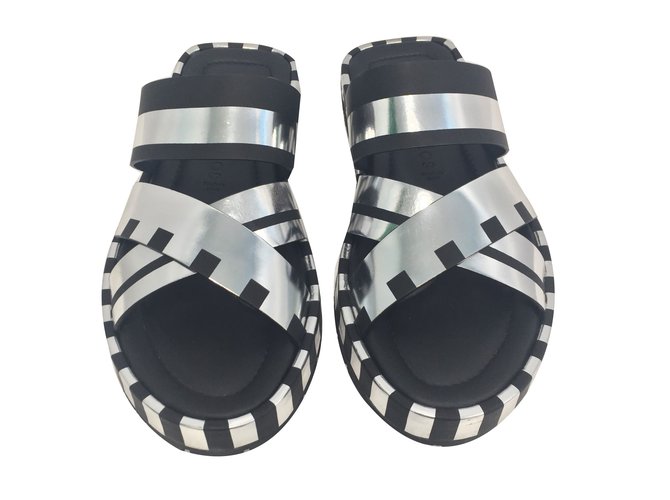 Acne ballerine Argento