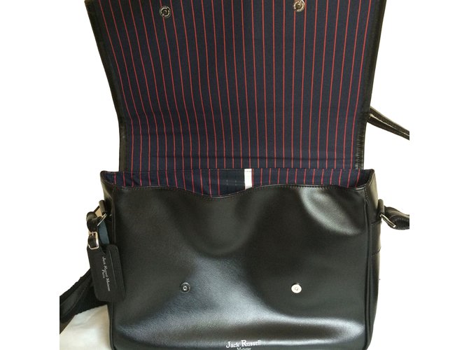 Autre Marque Borsa in pelle Messenger Nero