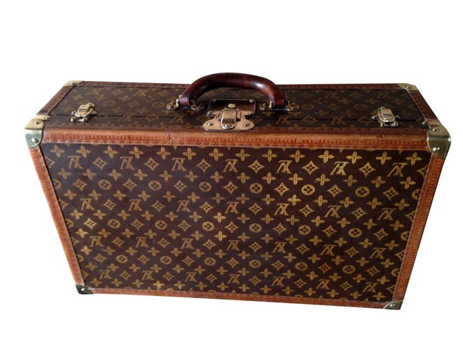 Bisten Louis Vuitton Borsa da viaggio Marrone