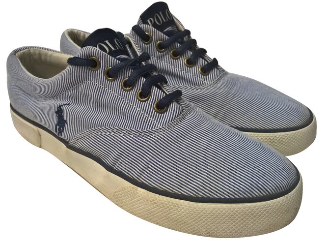 Polo Ralph Lauren scarpe da ginnastica Bianco Blu