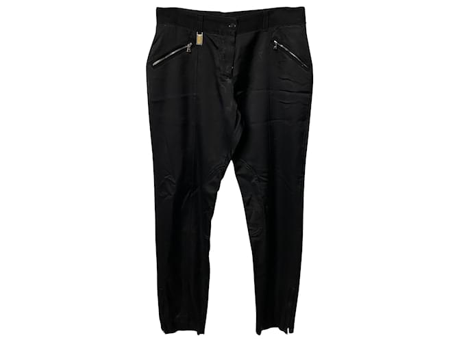 Jeans Dolce & Gabbana con tasca con zip in Poliestere Nero