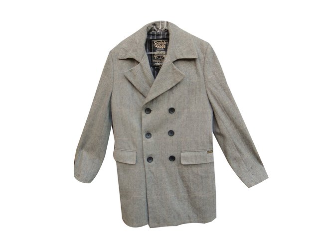 Scotch and Soda Cappotto da uomo Grigio
