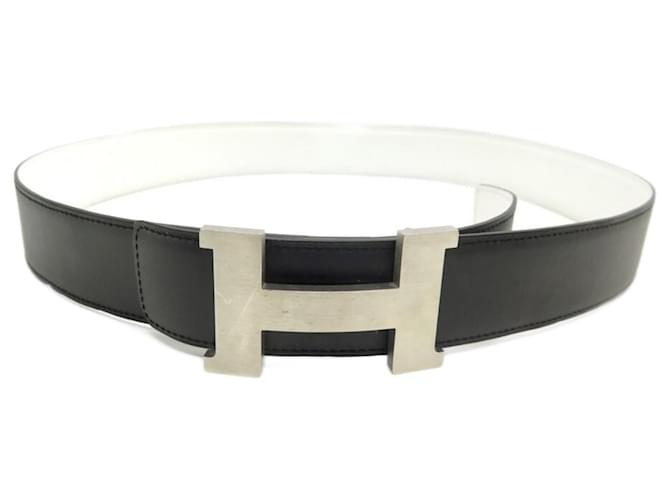 Hermès CINTURA HERMES FIBBIA H CONSTANCE ACCIAIO SPAZZOLATO T100 SCATOLA REVERSIBILE EPSOM