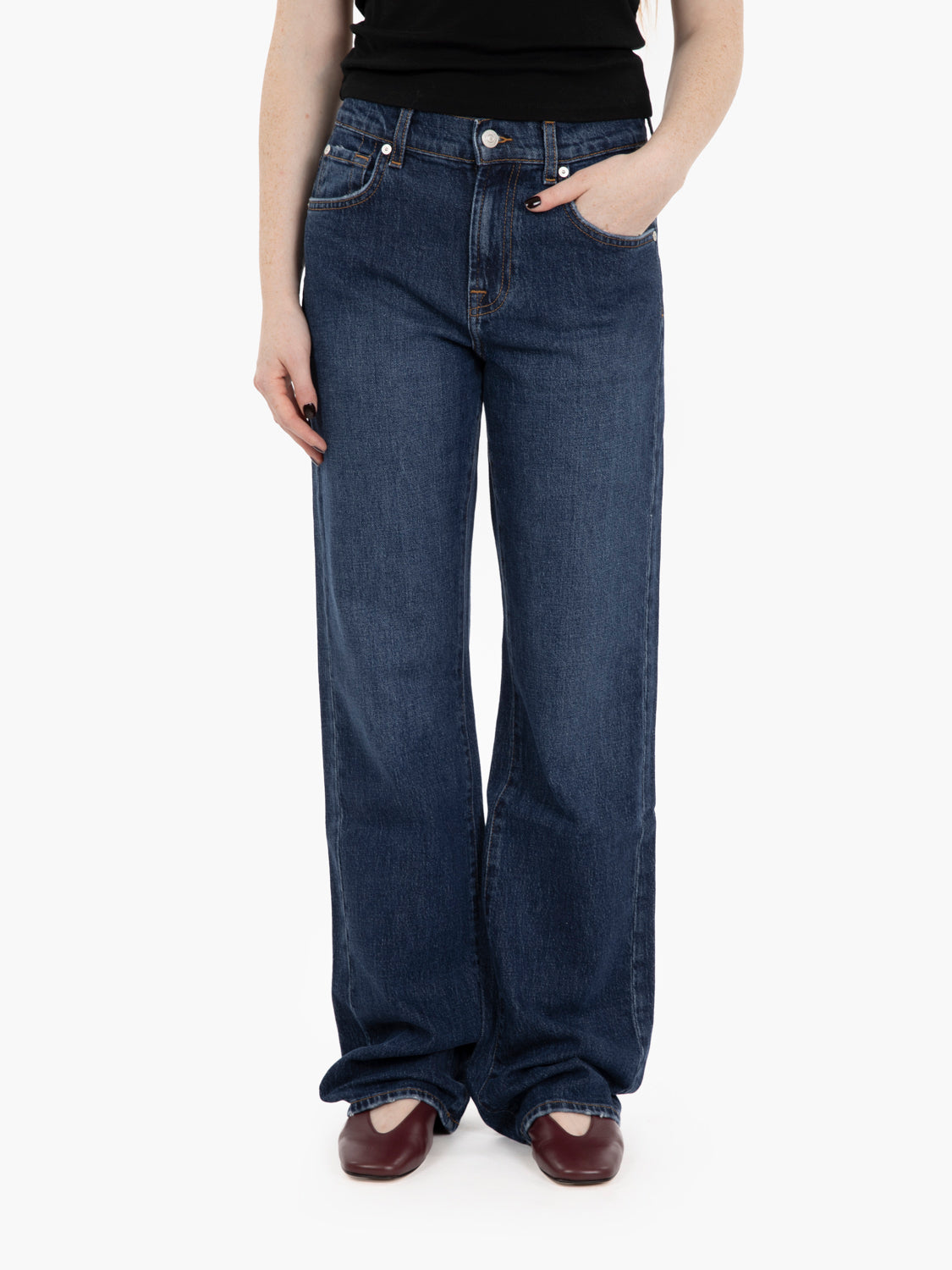 Tess trouser radar blu denim
