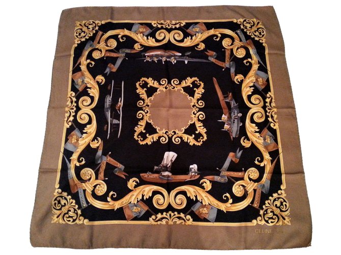 Céline Sciarpa seta Multicolore