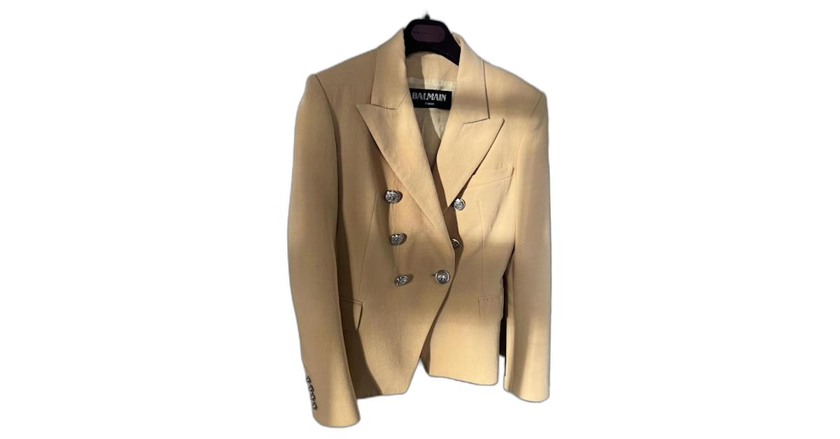 Blazer balmain Giallo