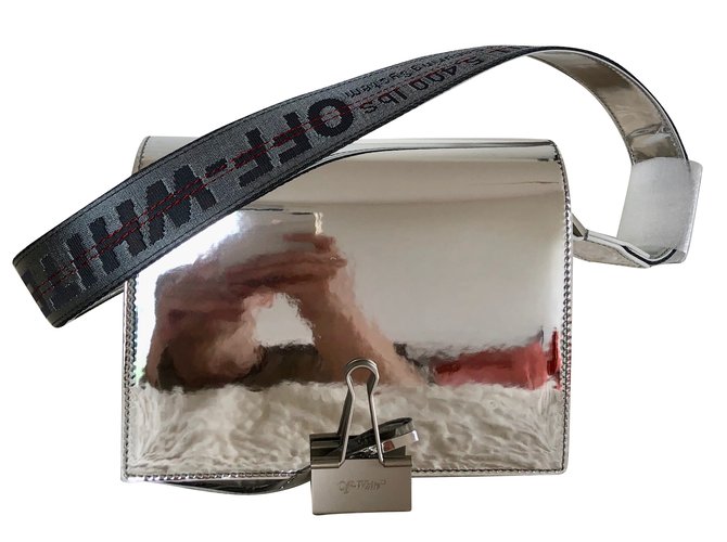 Off White borsetta Argento