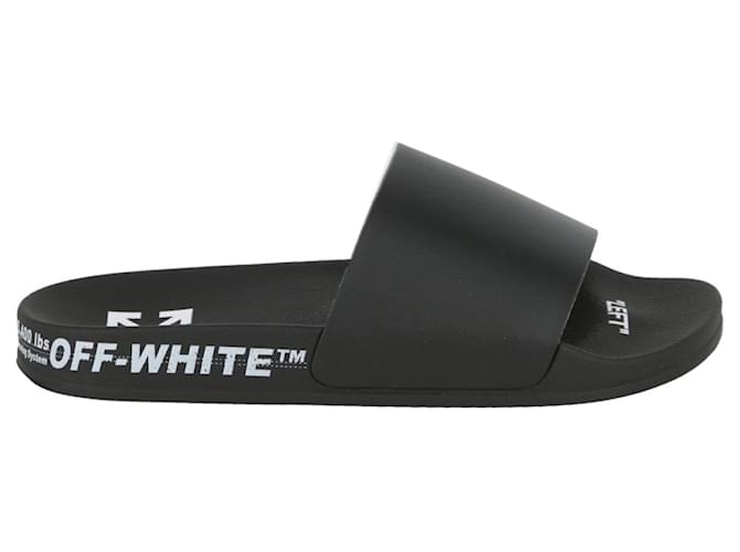 Off White Ciabatte per cintura industriale Off-White Nero