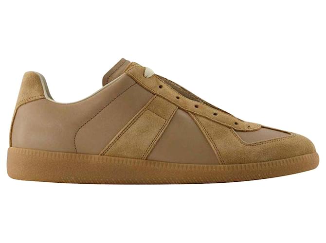 Maison Martin Margiela Replica Sneakers - Maison Margiela - Camoscio - Pelle Marrone