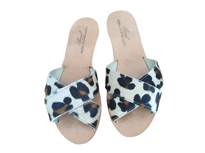 Anniel Mules Stampa leopardo