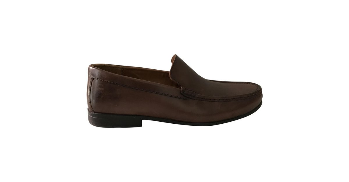 Clarks Mocassini Slip on Marrone