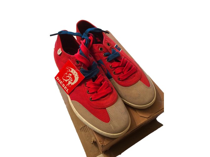 Diesel scarpe da ginnastica Rosso