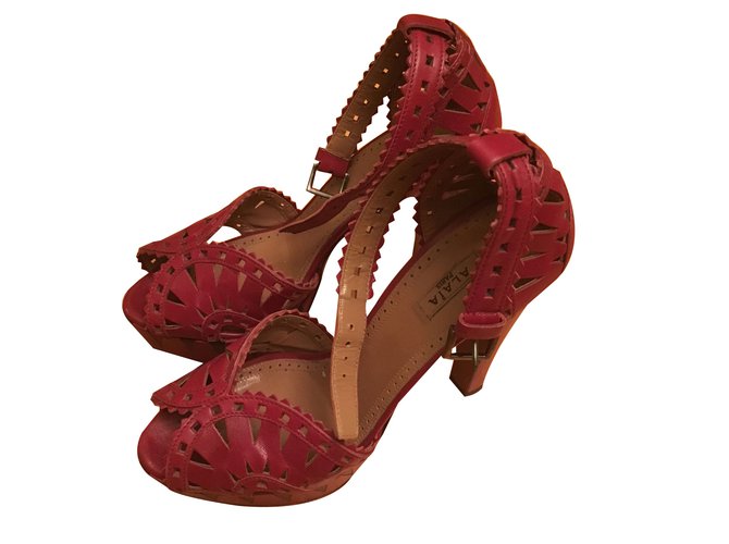 Autre Marque Azzedine Alaia Heels Nero Bordò