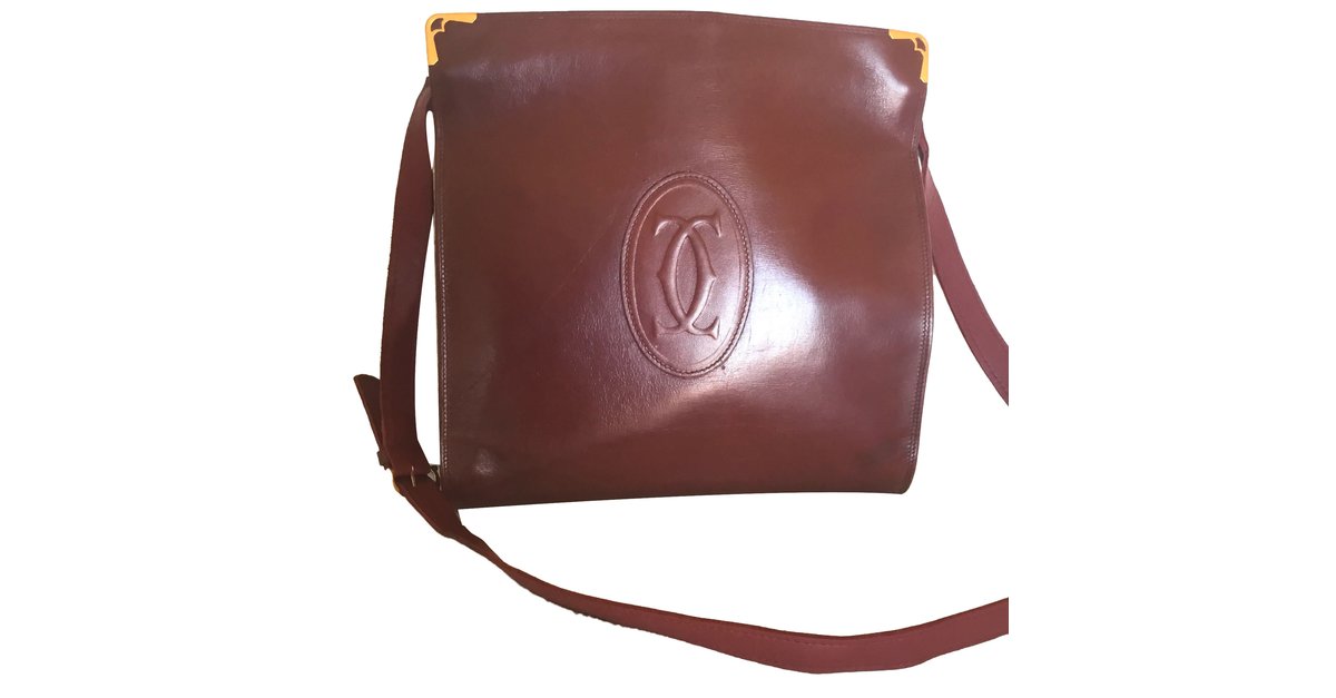 Cartier Borsa vintage Bordò