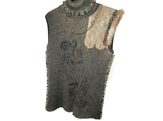 Autre Marque Top Bleu Blanc Rouge