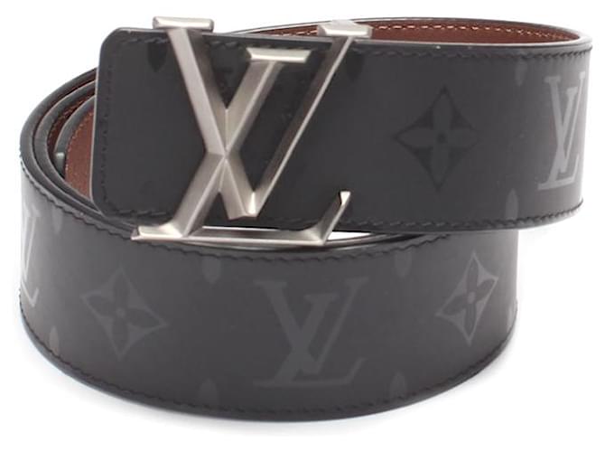 Louis Vuitton Cintura Monogram Eclipse Initiales Nero