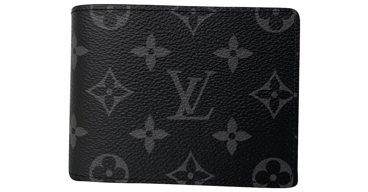 Slender Louis Vuitton Portefeuille slanciata Nero