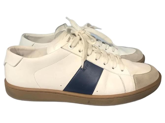 SAINT LAURENT Scarpe da ginnastica T.Unione Europea 41 vacchetta Bianco