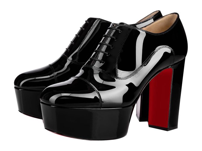 Christian Louboutin Goosinette 110 Brevetto Nero